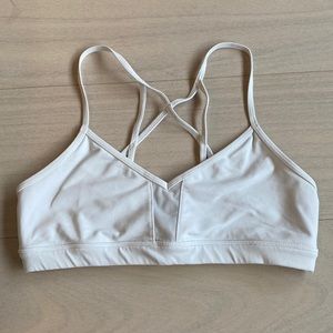 White Alo Sports Bra